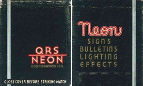 QRS Neon Corporation - Neon Signs, Bulletins, Lighting Effects - WaltsApartment.com