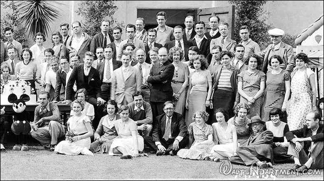 Walt Disney Studios crew photo (right) - WaltsApartment.com