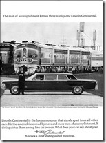 1965 Lincoln Continental ad with Ernest S. Marsh - WaltsApartment.com