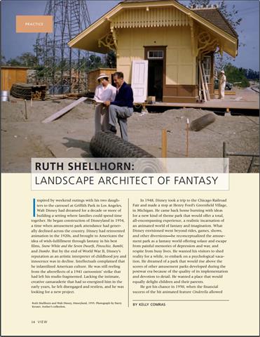 Ruth Shellhorn - Landscape Architect of Fantasy