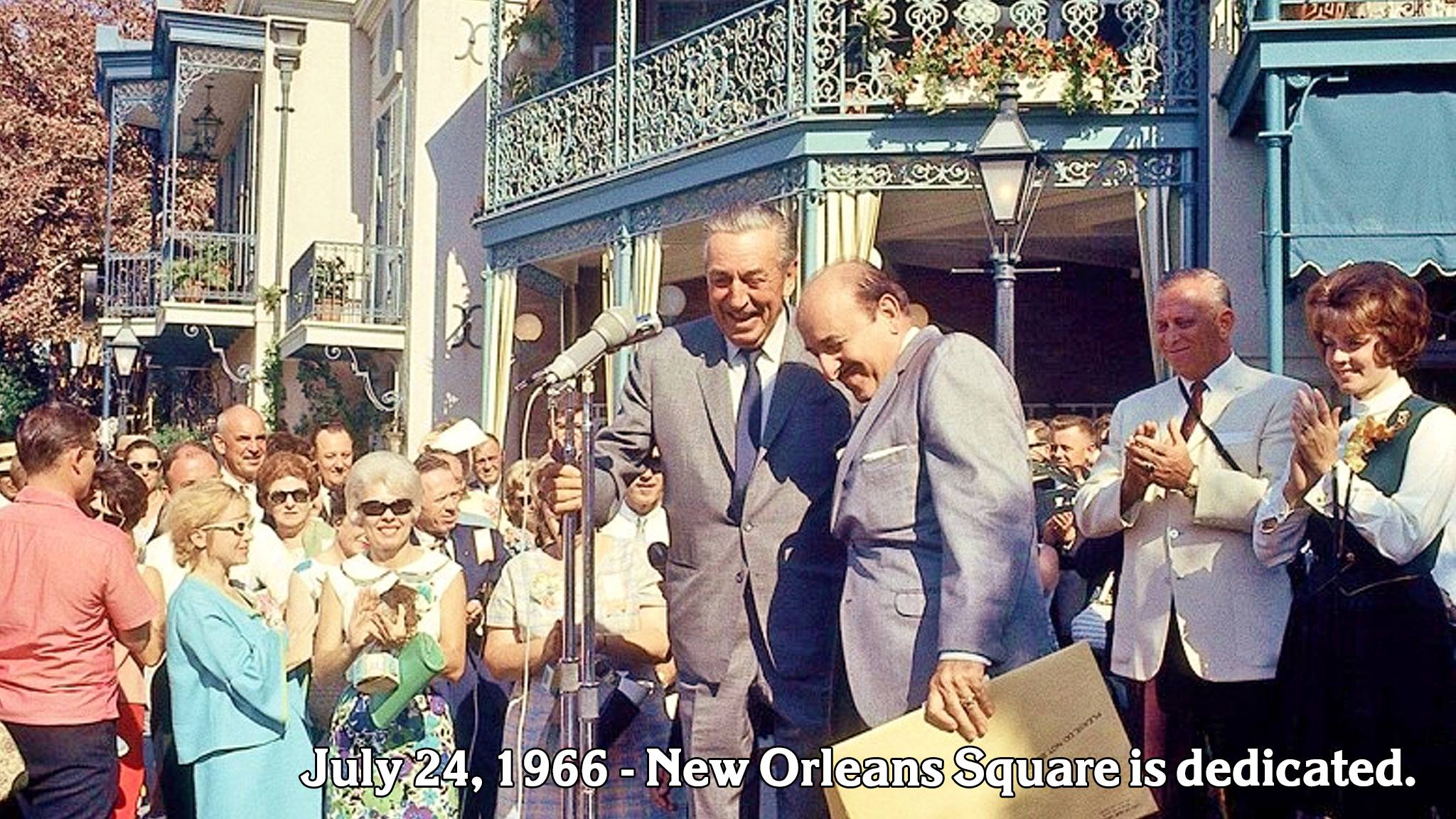 New Orleans Square Dedication 1966 | WaltsApartment.com