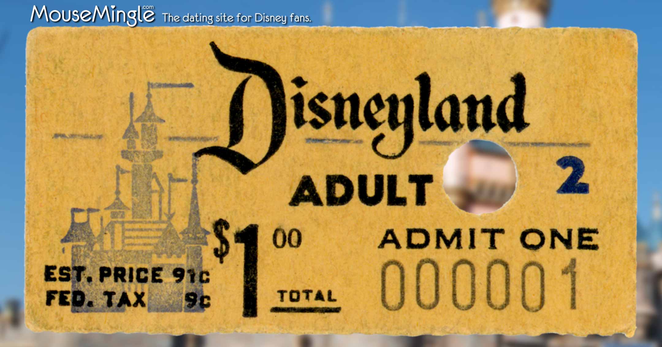 First Disneyland Ticket | WaltsApartment.com