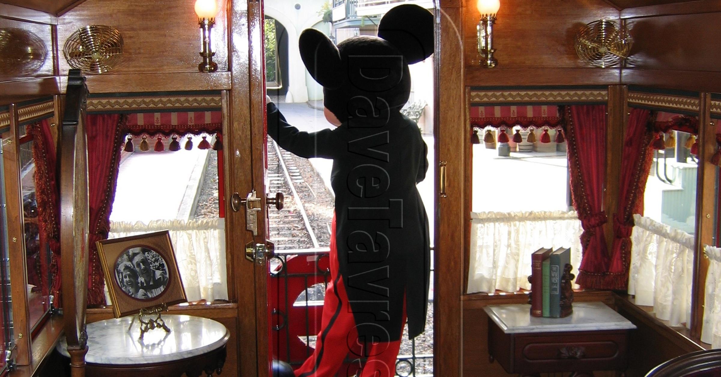 Mickey Mouse on the Lilly Belle | WaltsApartment.com